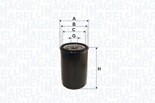 MAGNETI MARELLI Eļļas filtrs 153071762450